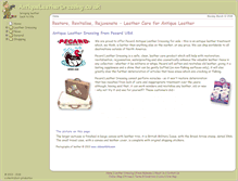 Tablet Screenshot of antiqueleatherdressing.co.uk